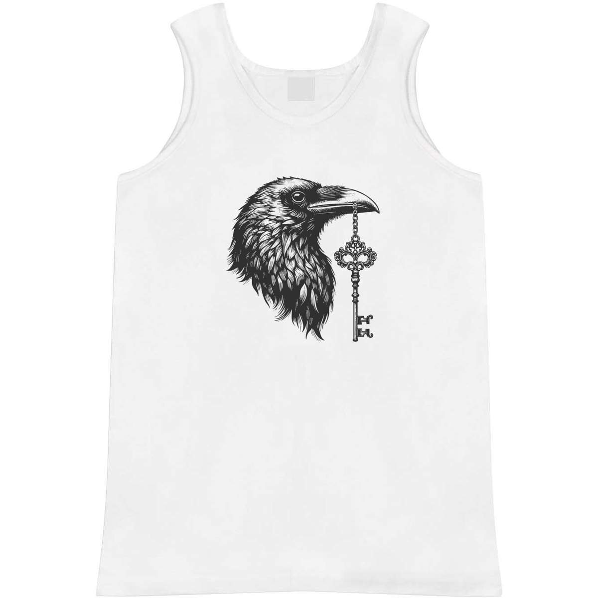 Extra Large 'Raven with Key' Adult Vest / Tank Top (AV00121462)