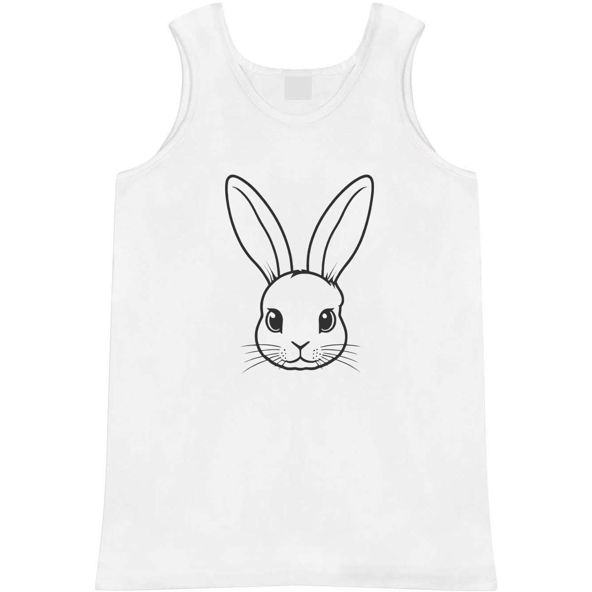 Extra Large 'Rabbit Face' Adult Vest / Tank Top (AV00137234)