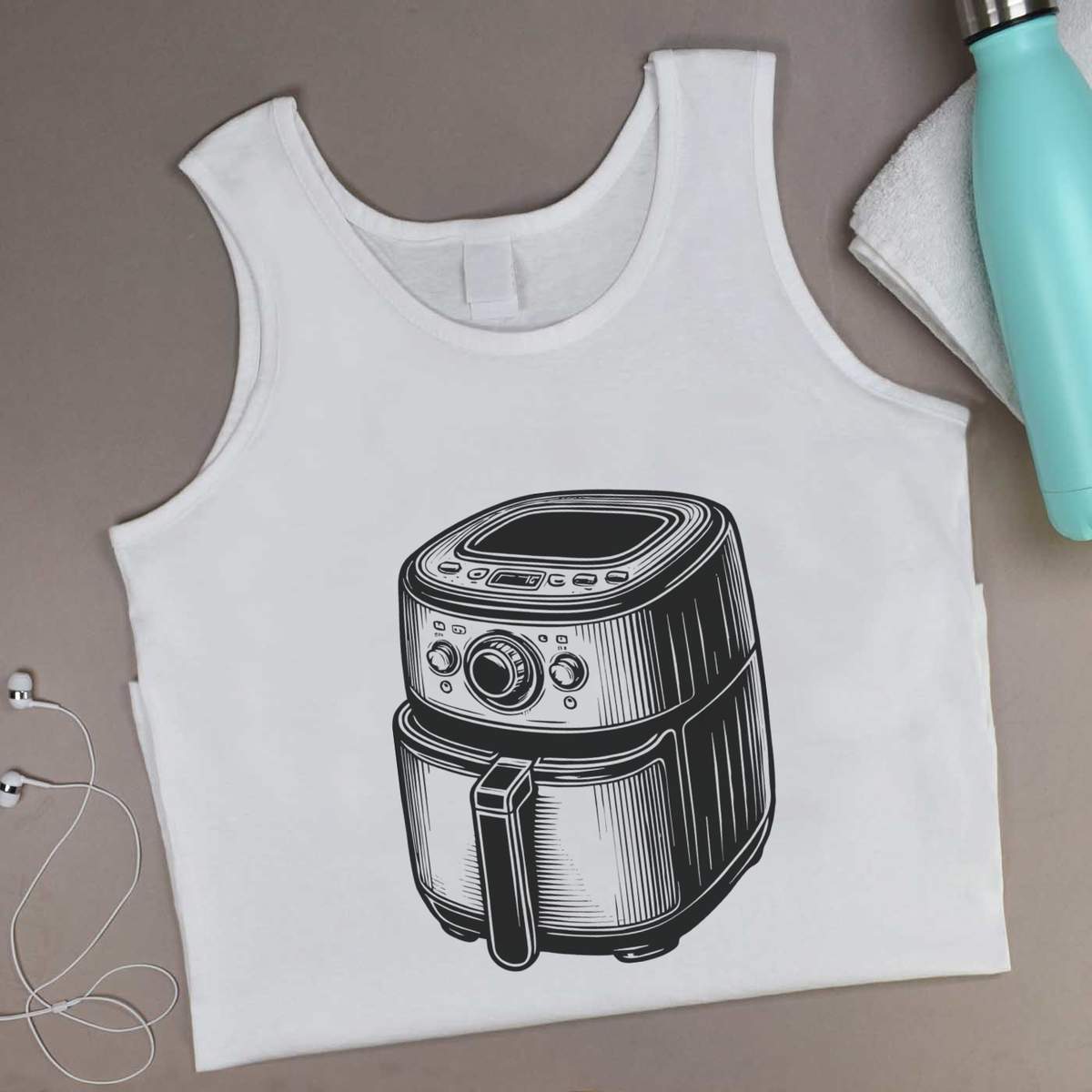 'Air Fryer' Adult Vest / Tank Top (AV051115)