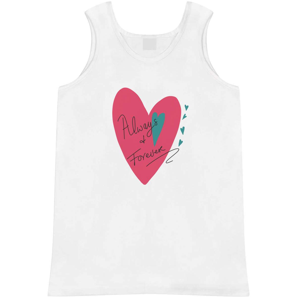 Extra Large 'Always And Forever' Adult Vest / Tank Top (AV00141710)
