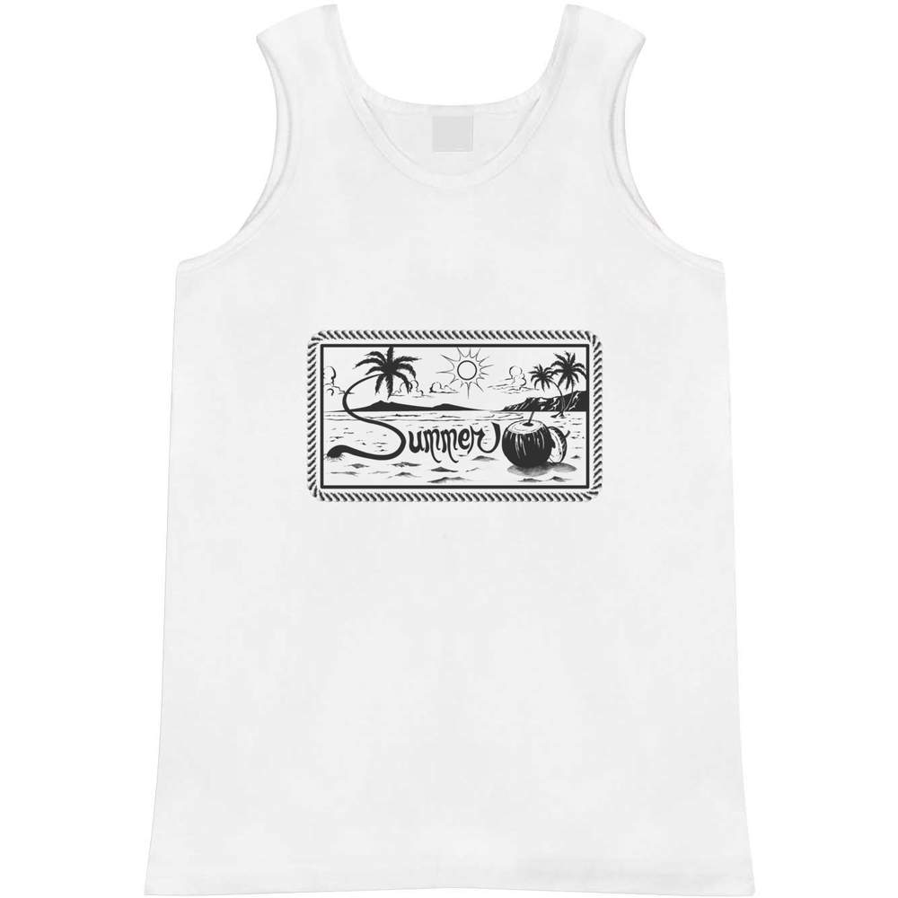 'Summer Bliss by the Shore' Adult Vest / Tank Top (AV052642) - Zdjęcie 9 z 10