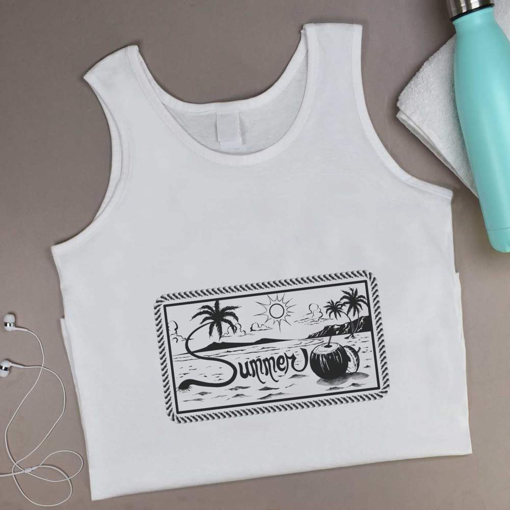 'Summer Bliss by the Shore' Adult Vest / Tank Top (AV052642) - Zdjęcie 10 z 10
