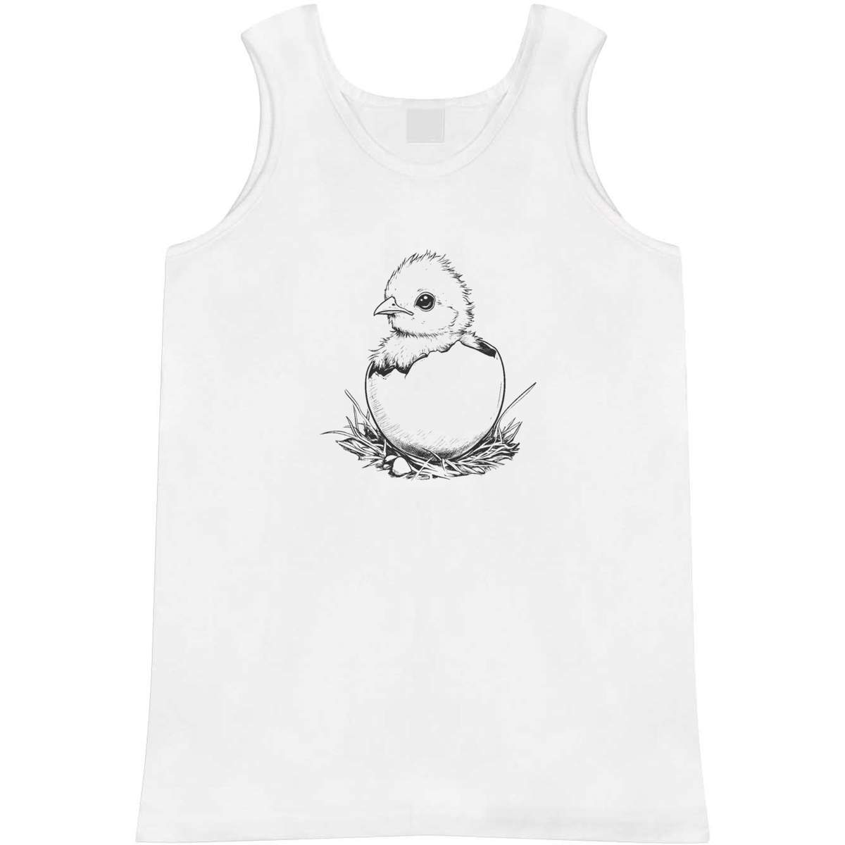 Extra Large 'Baby Chick Coming Out of Egg' Adult Vest / Tank Top (AV00148206)