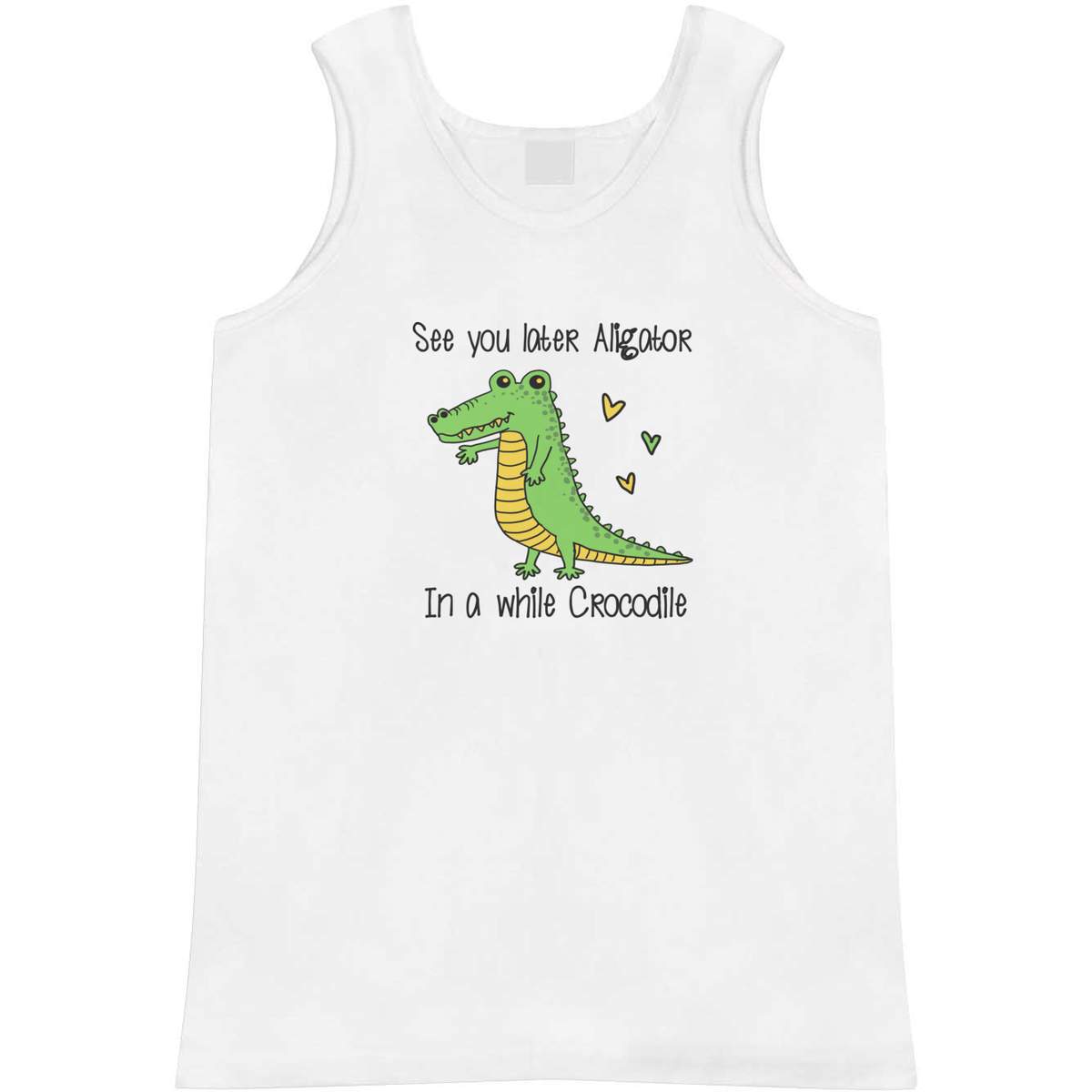 Extra Large 'See You Later Aligator' Adult Vest / Tank Top (AV00149010)