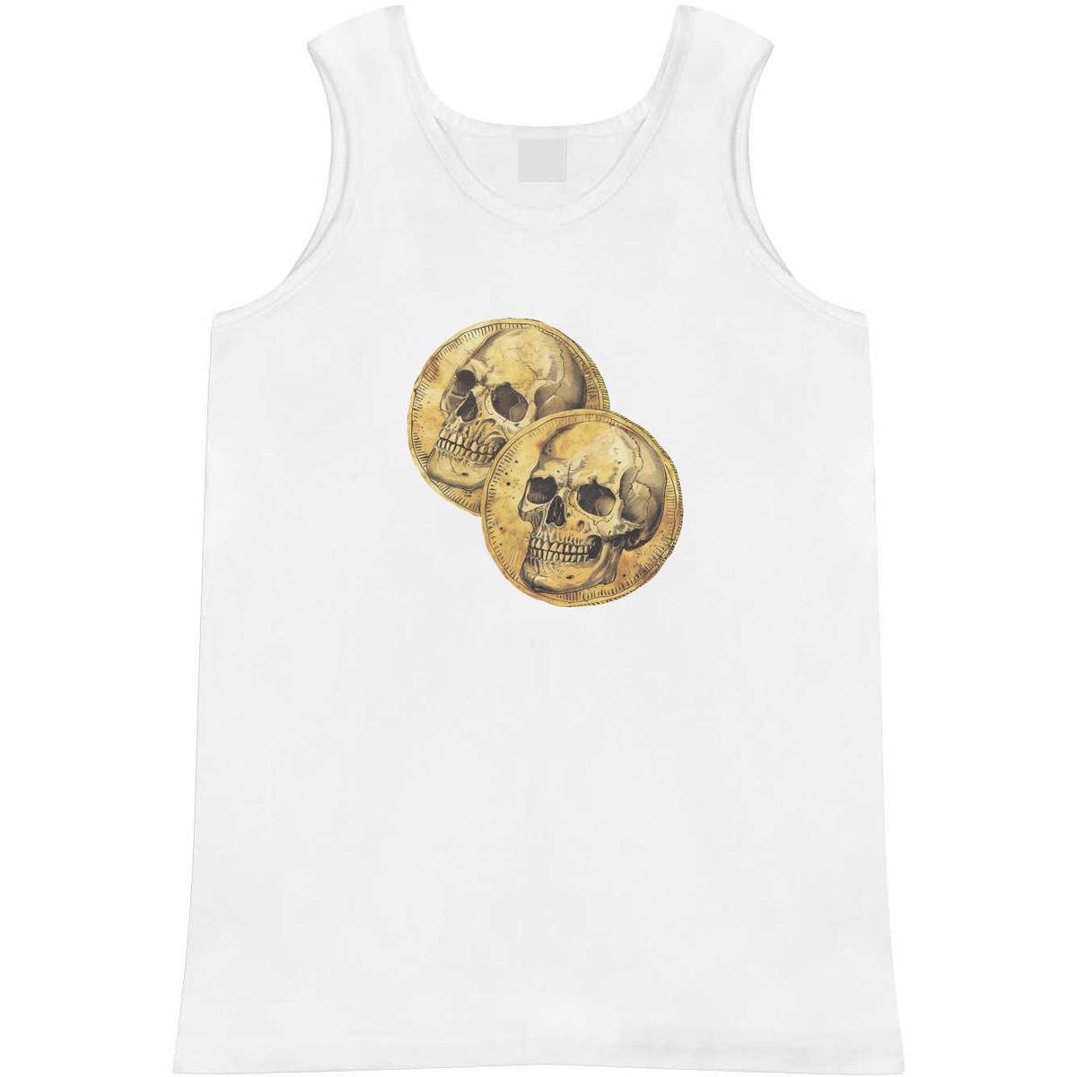 Extra Large 'Pirate Gold Coins' Adult Vest / Tank Top (AV00149770)