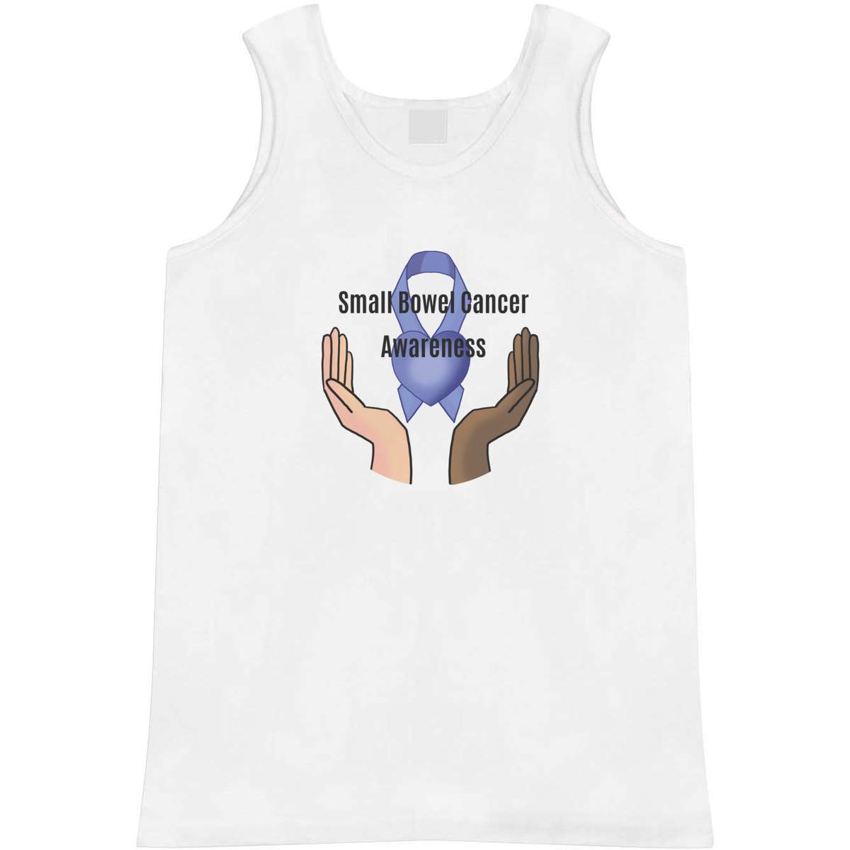 Extra Large 'Small Bowel Cancer Awareness' Adult Vest / Tank Top (AV00150222)
