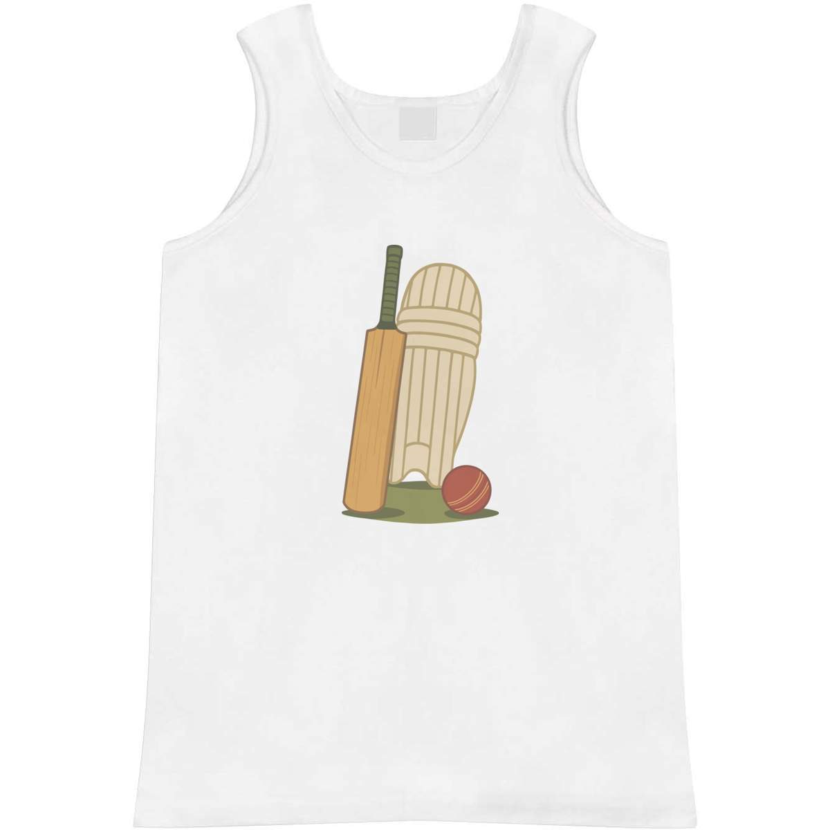 'Cricket Essential Gear' Adult Vest - White, XL - Sleeveless Tank Top for Gym, Training, Running, Sports and Summer (AV00153142)