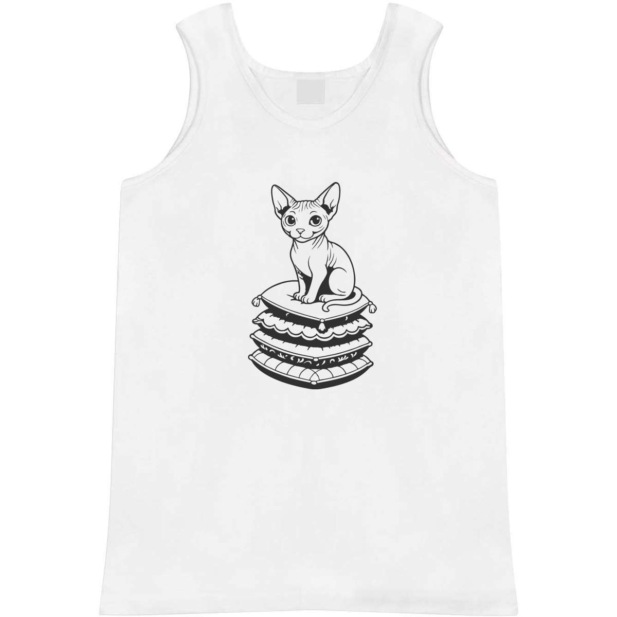 Extra Large 'Relaxed Sphinx Cat' Adult Vest / Tank Top (AV00162462)