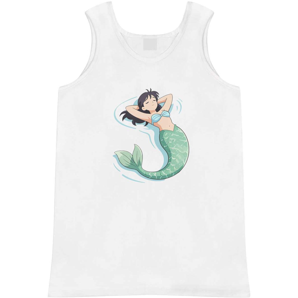 Extra Large 'Mermaid Sunbathing' Adult Vest / Tank Top (AV00177418)