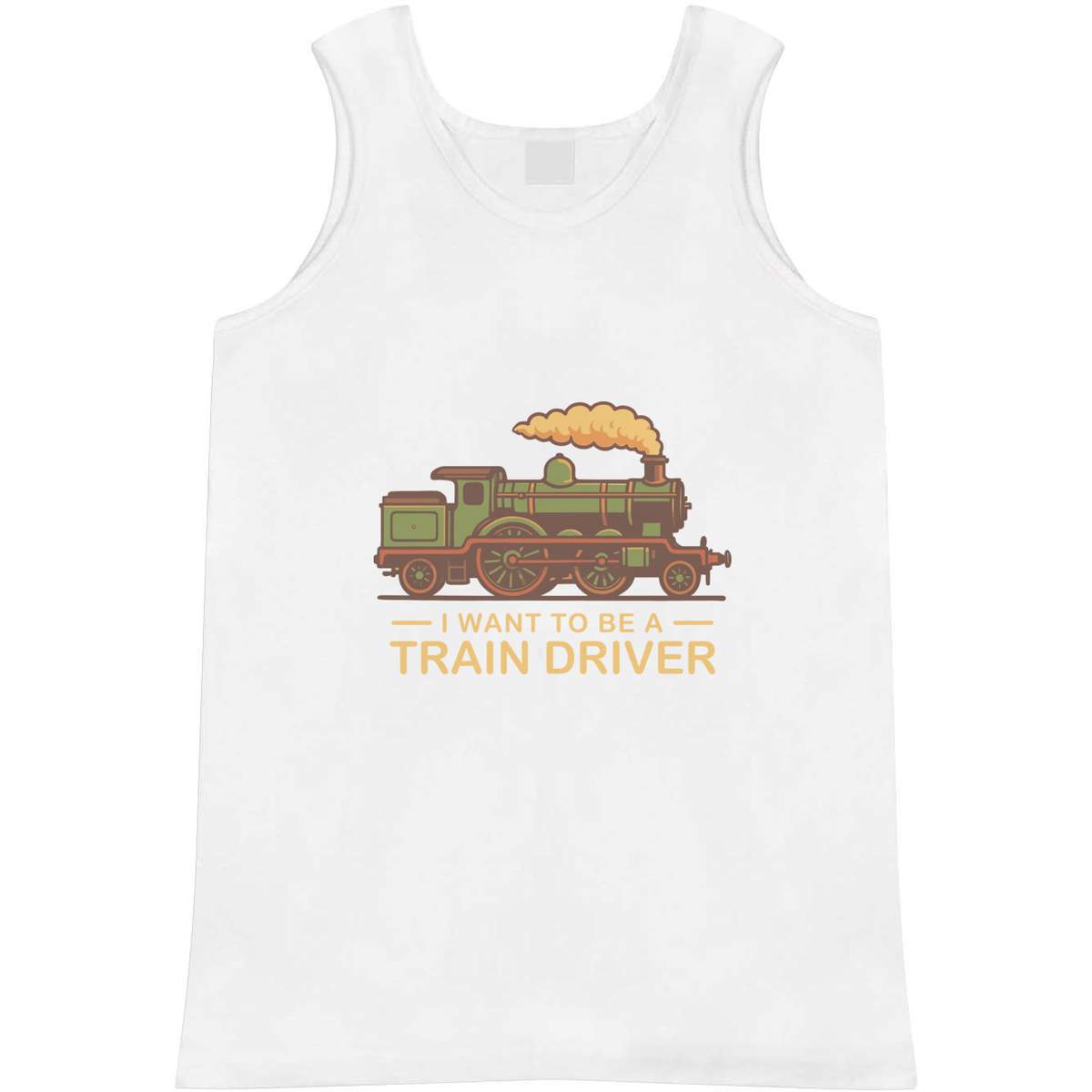 Extra Large 'Aspiring Train Driver' Adult Vest / Tank Top (AV00184994)