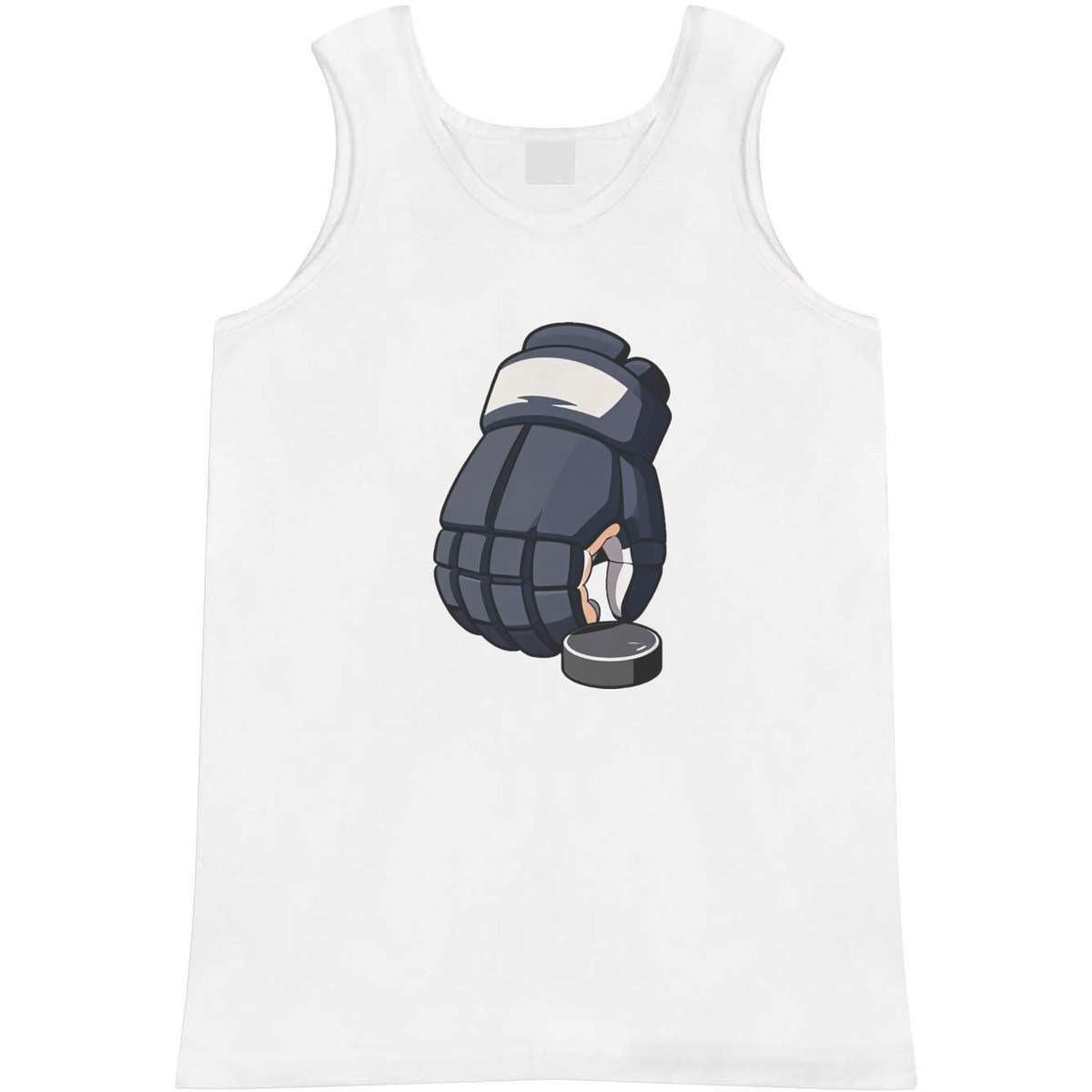 Extra Large 'Hockey Puck & Glove' Adult Vest / Tank Top (AV00186086)