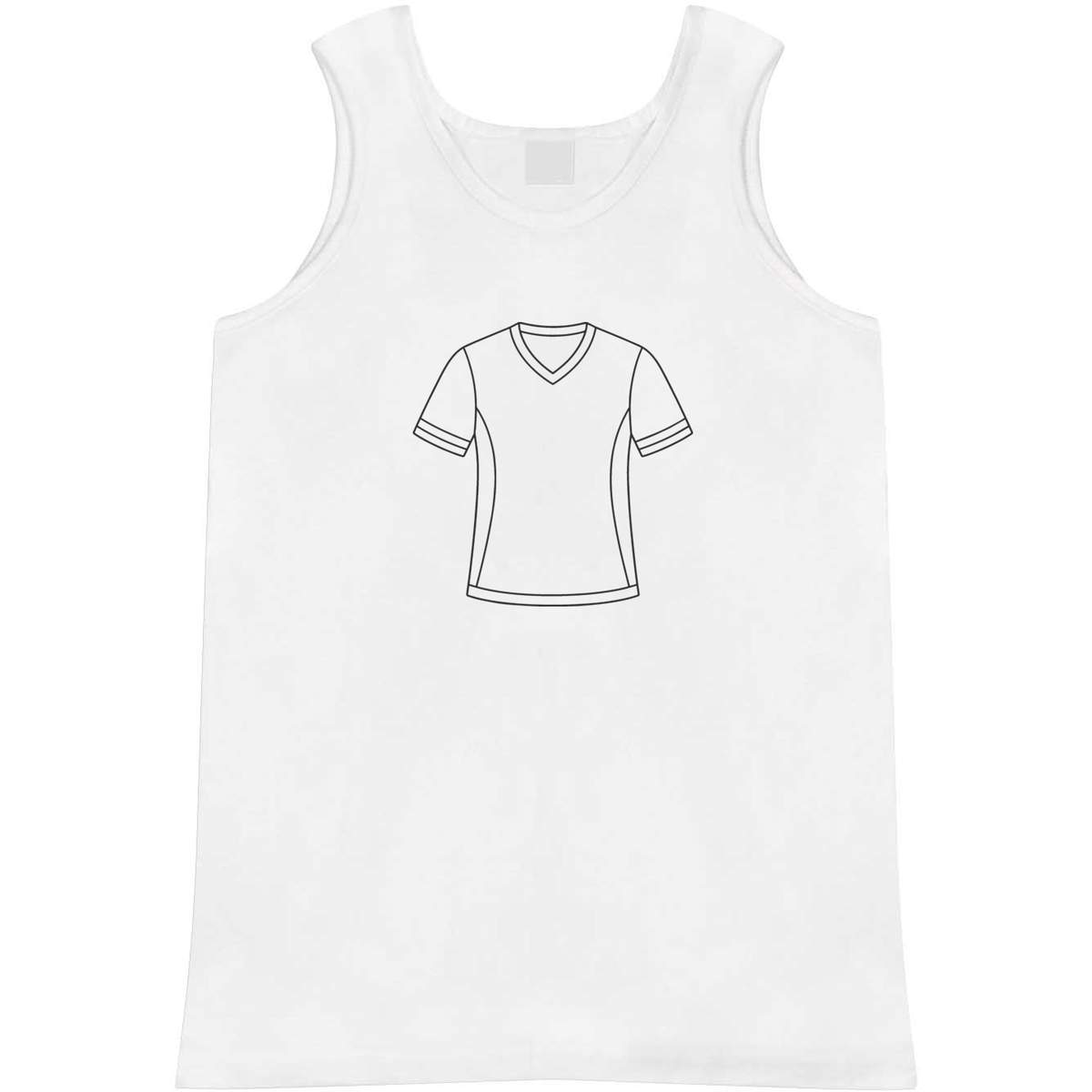 Extra Large 'Sport Jersey' Adult Vest / Tank Top (AV00186126)
