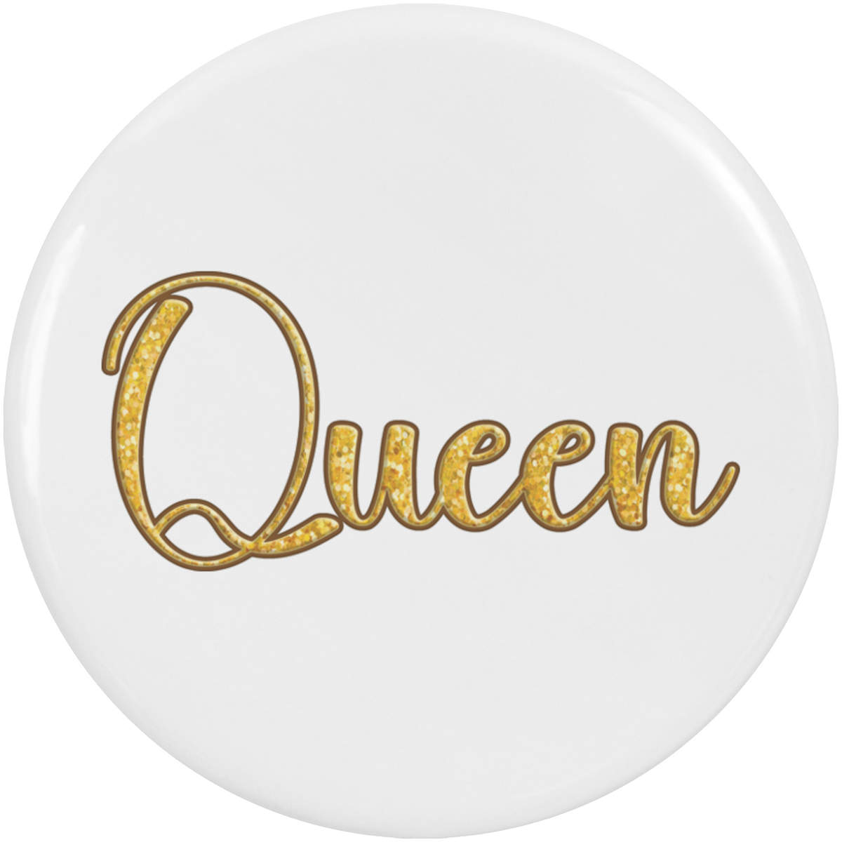 2 x 'Queen' Button Badges - 38mm - Pin Back / Lapel Badges for Clothes, Bags, Accessories and Gifts (BB00137466)