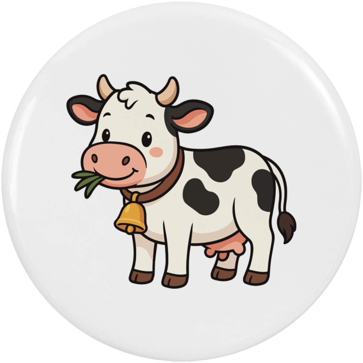2 x 'Dairy Cow' Button Badges - 38mm - Pin Back / Lapel Badges for Clothes, Bags, Accessories and Gifts (BB00151309)