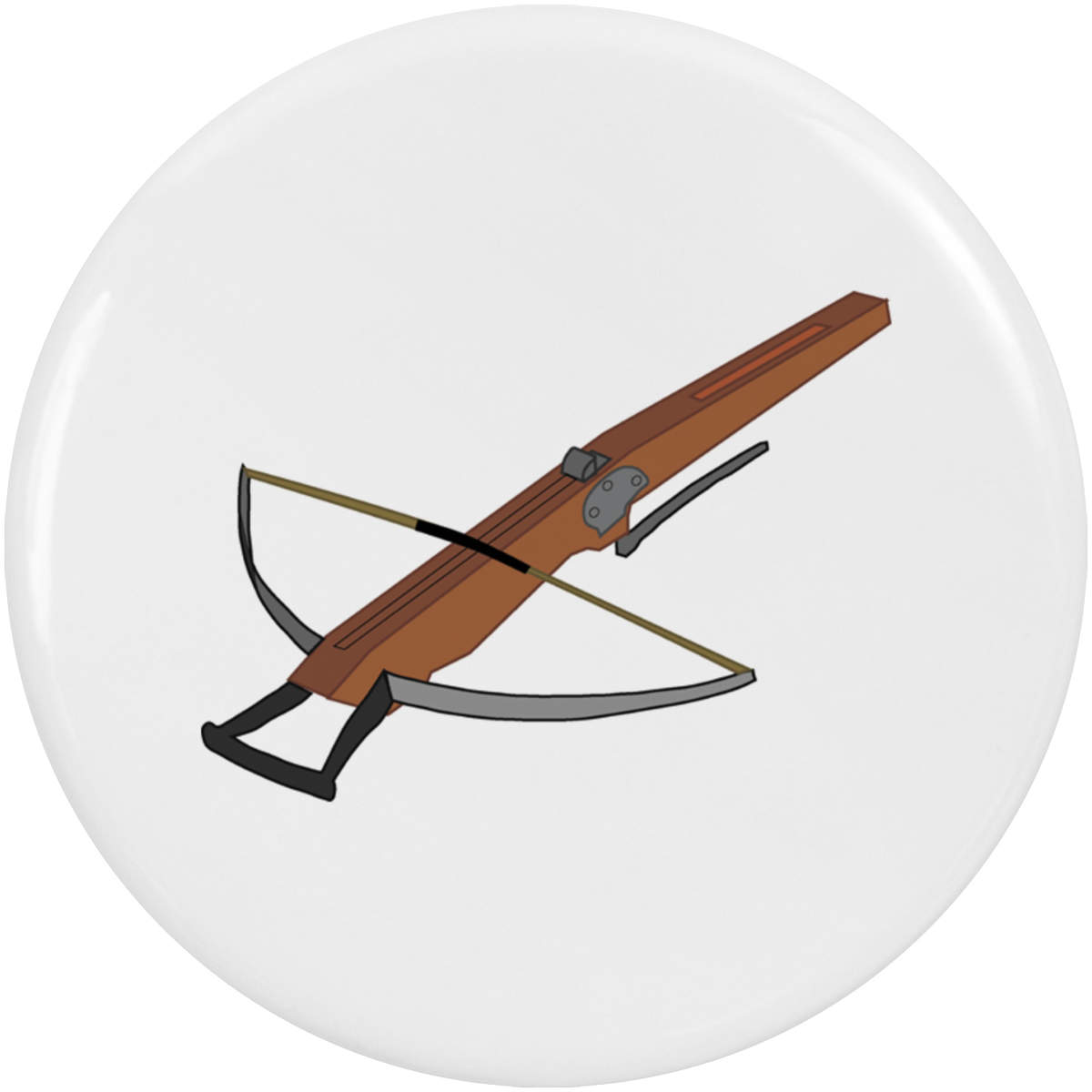2 x 'Wood Arbalest' Button Badges - 38mm - Pin Back / Lapel Badges for Clothes, Bags, Accessories and Gifts (BB00156548)