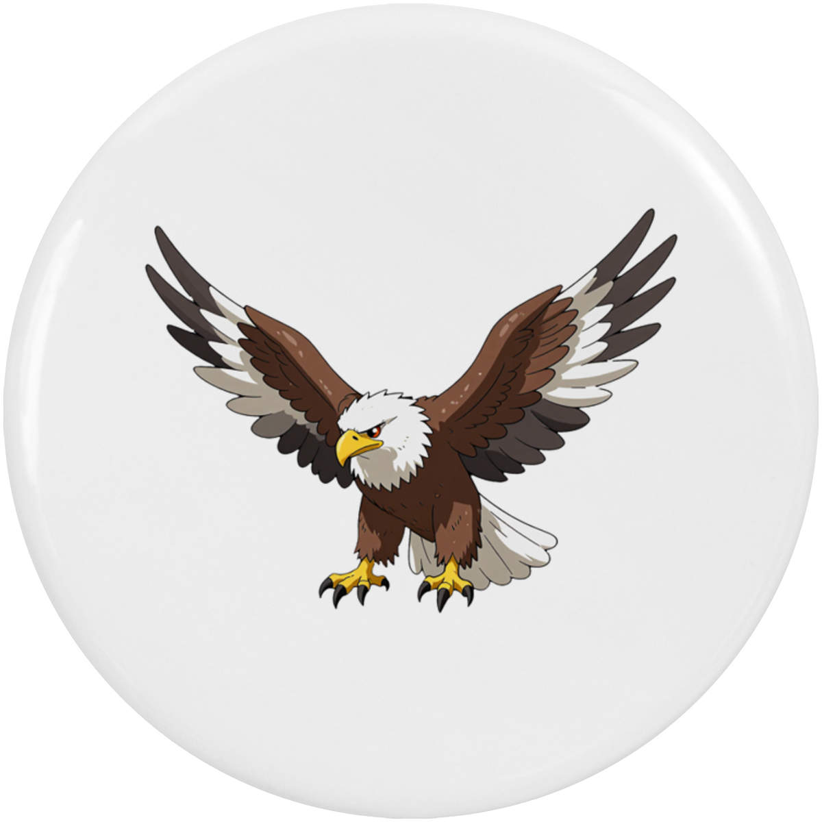 2 x 38mm 'American Eagle' Small Button Pin Badges (BB00159862)