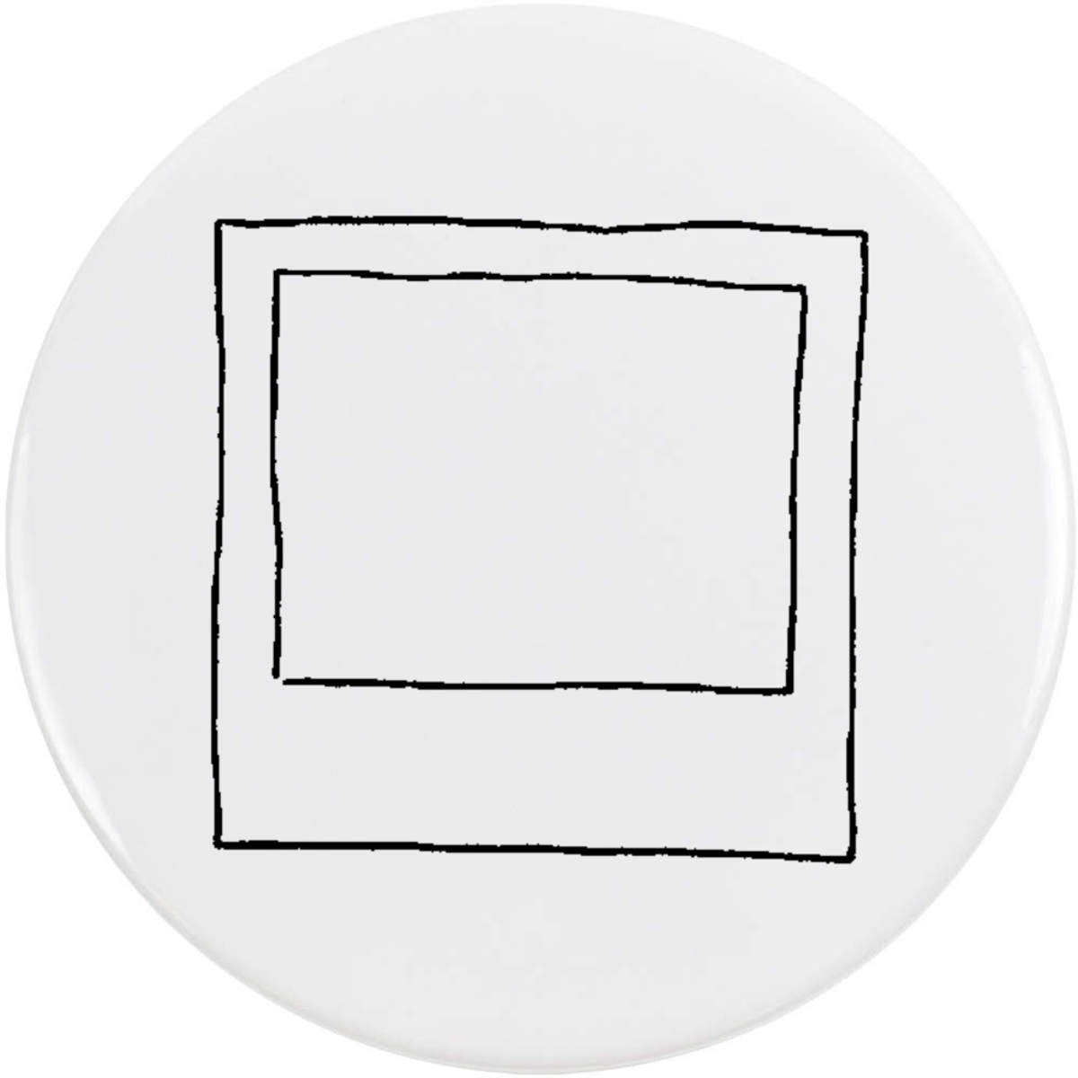 58mm 'Empty Photograph' Medium Button Pin Badge (BB00005129)