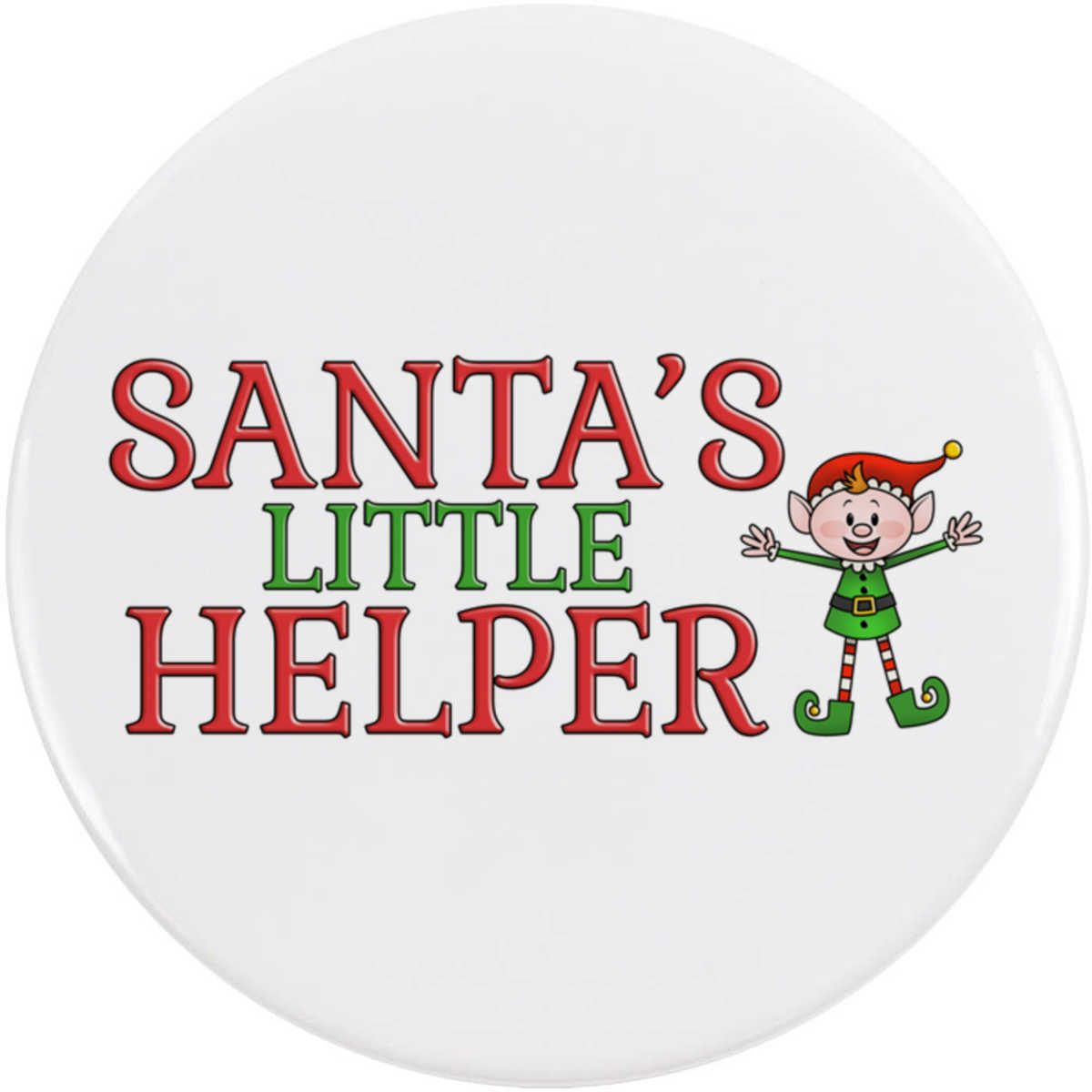 58mm 'Santa's Little Helper' Medium Button Pin Badge (BB00084768)
