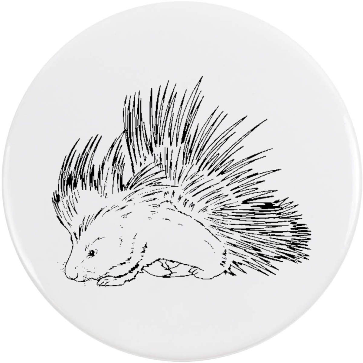 58mm 'Porcupine' Medium Button Pin Badge (BB00088053)