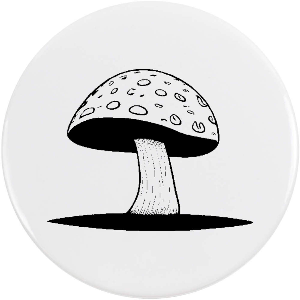 58mm 'The Way Of The Mushroom' Medium Button Pin Badge (BB00115857)