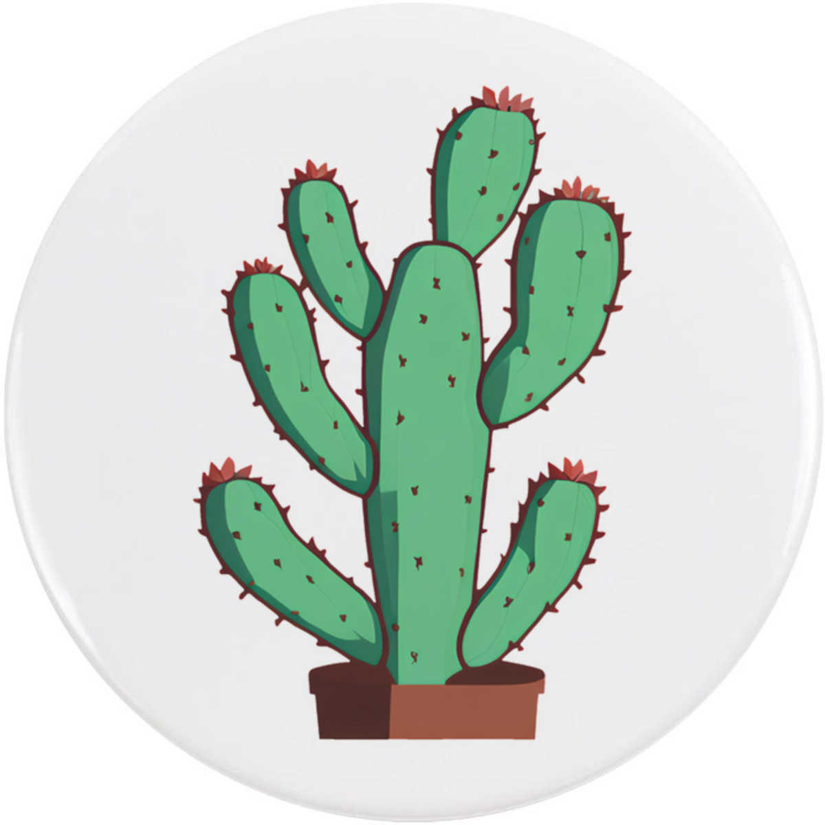 58mm 'Cactus Plant' Medium Button Pin Badge (BB00117527)