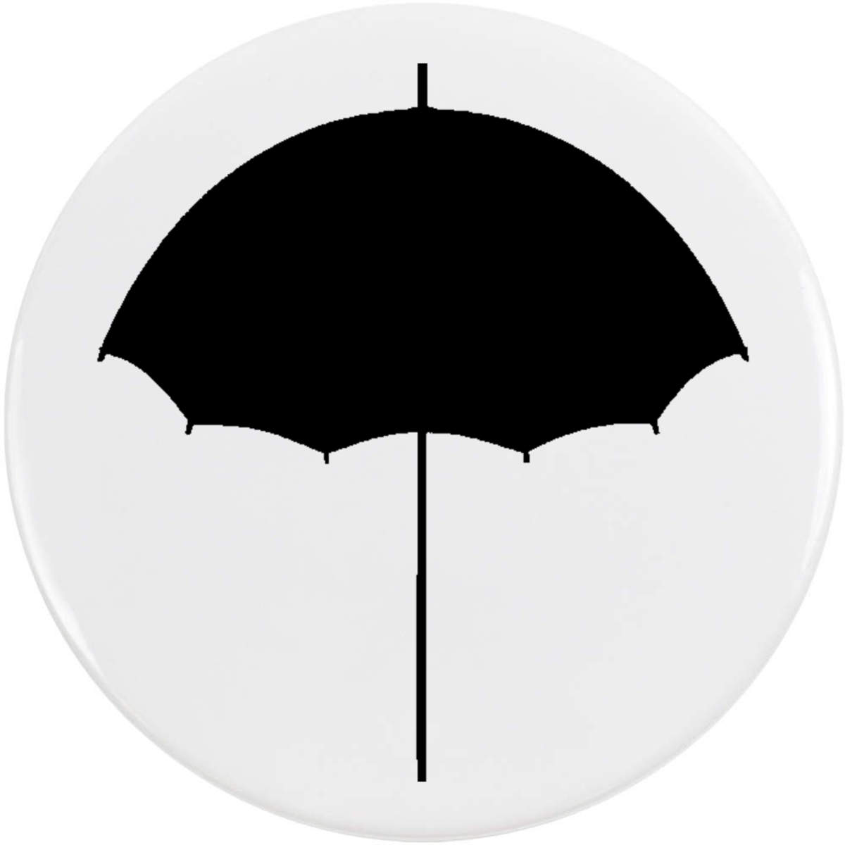 'Umbrella' Button Badge - 58mm - Pin Back / Lapel Badge for Clothes, Bags, Accessories and Gifts (BB00117812)