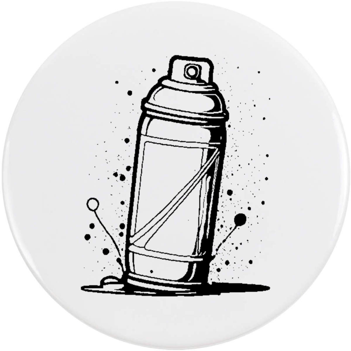 58mm 'Spray Paint Can' Medium Button Pin Badge (BB00118751)