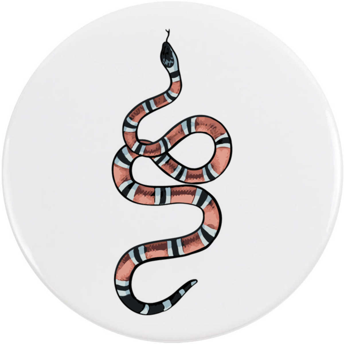 58mm 'Coral Snake' Medium Button Pin Badge (BB00125798)