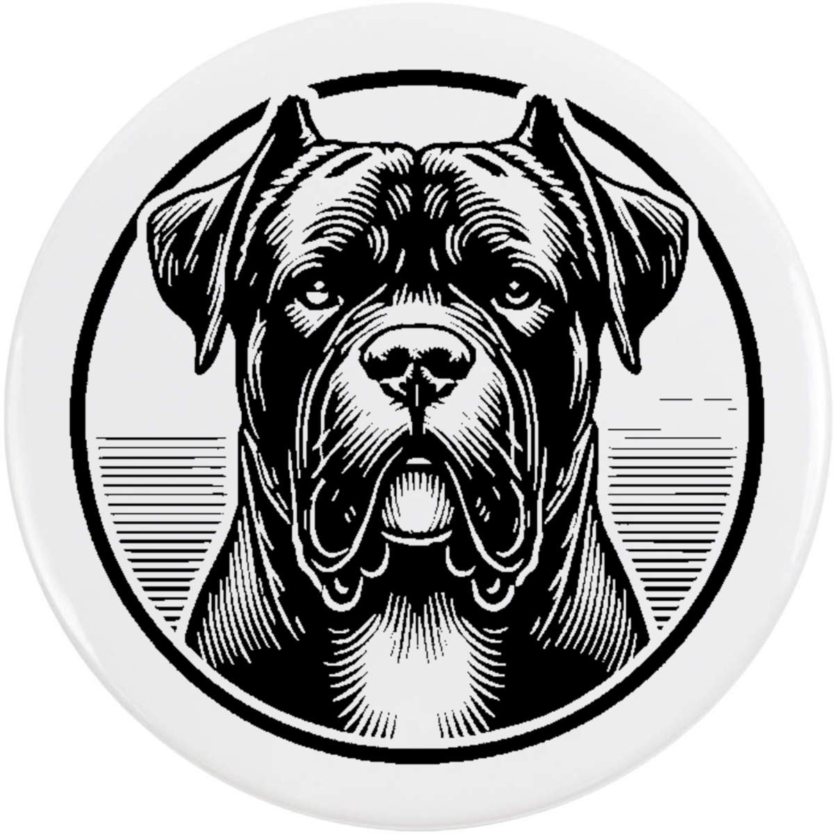 'Cane Corso' Button Badge - 58mm - Pin Back / Lapel Badge for Clothes, Bags, Accessories and Gifts (BB00128301)