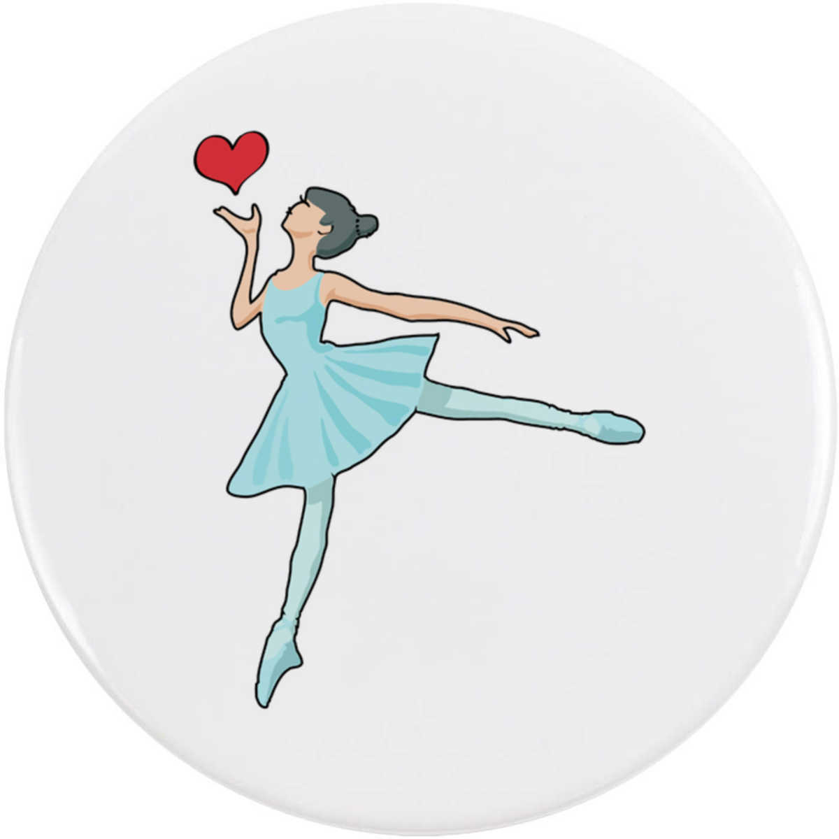 'Ballet Dancer ' Button Badge - 58mm - Pin Back / Lapel Badge for Clothes, Bags, Accessories and Gifts (BB00129718)