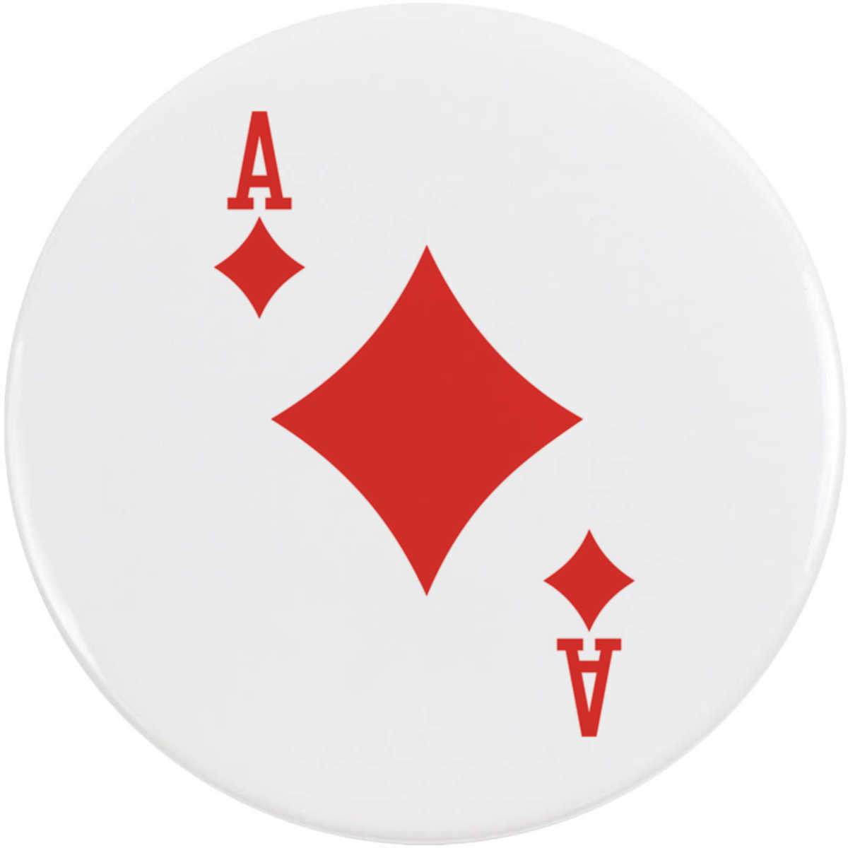 'Ace Of Diamonds' Button Badge - 58mm - Pin Back / Lapel Badge for Clothes, Bags, Accessories and Gifts (BB00149596)