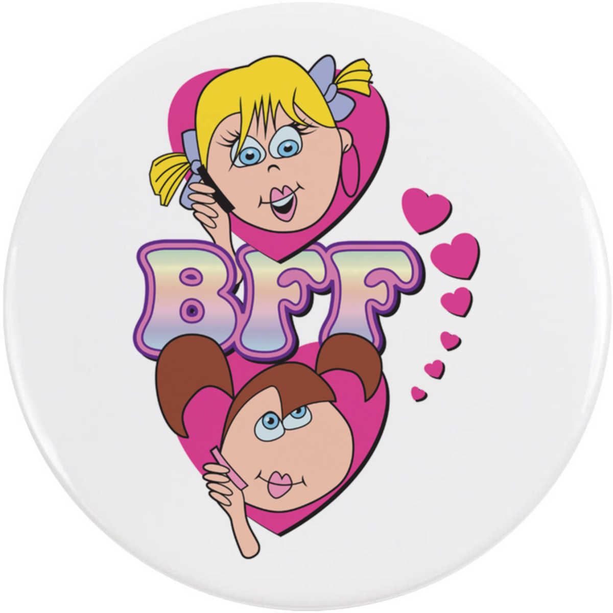 'Best Friends Forever' Button Badge - 58mm - Pin Back / Lapel Badge for Clothes, Bags, Accessories and Gifts (BB00156340)