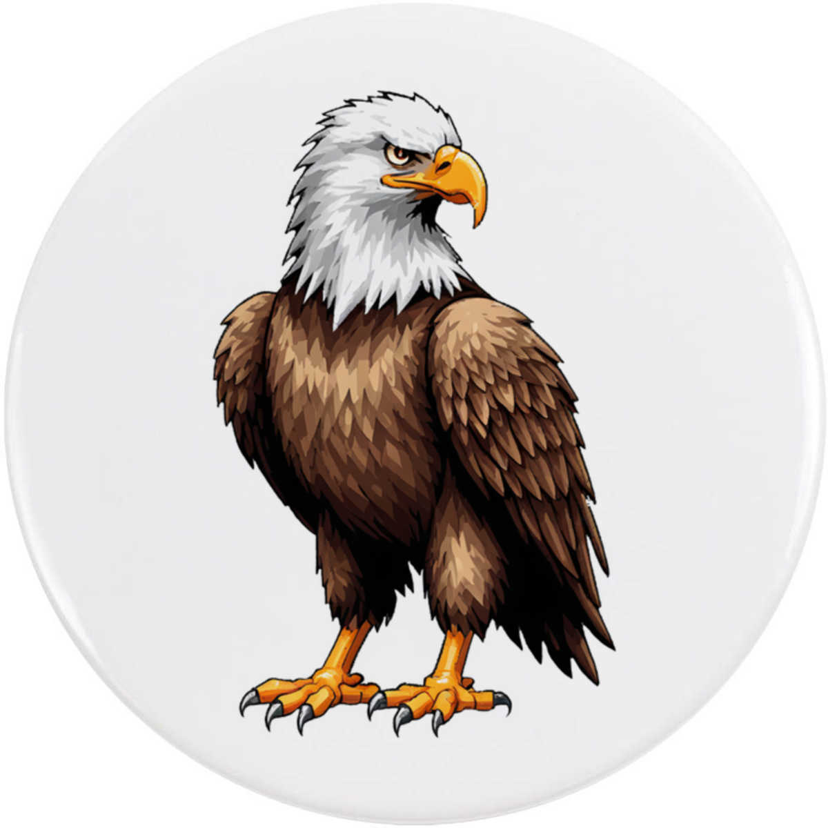 58mm 'Eagle' Medium Button Pin Badge (BB00159852)