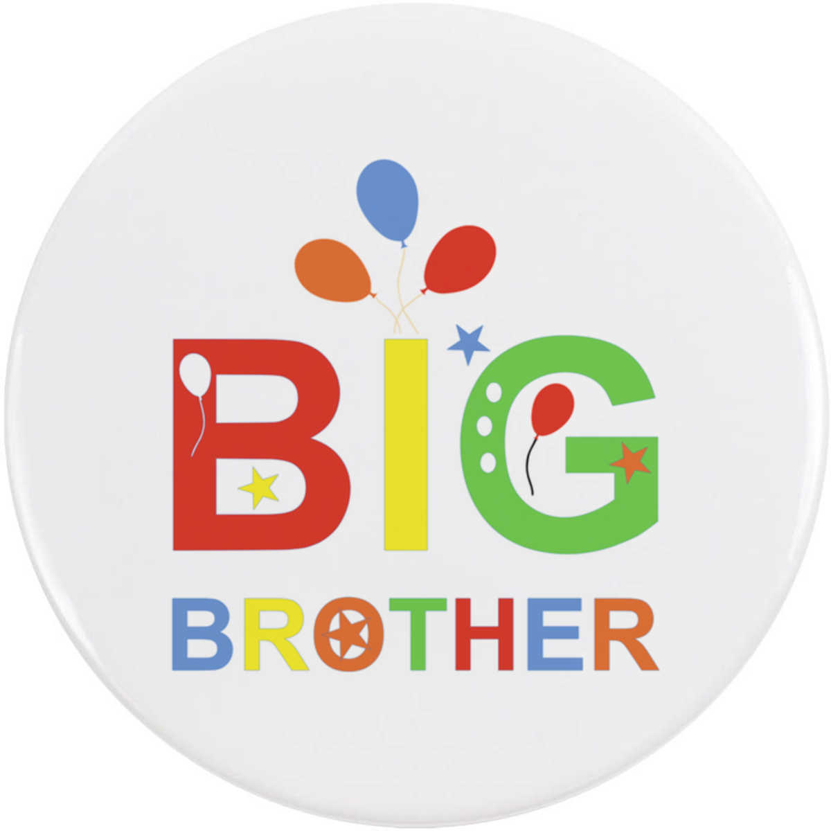'Big Brother' Button Badge - 58mm - Pin Back / Lapel Badge for Clothes, Bags, Accessories and Gifts (BB00165558)