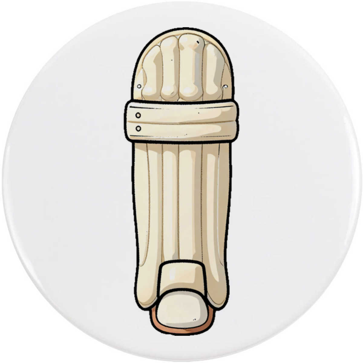 58mm 'Cricket Pads' Medium Button Pin Badge (BB00165591)