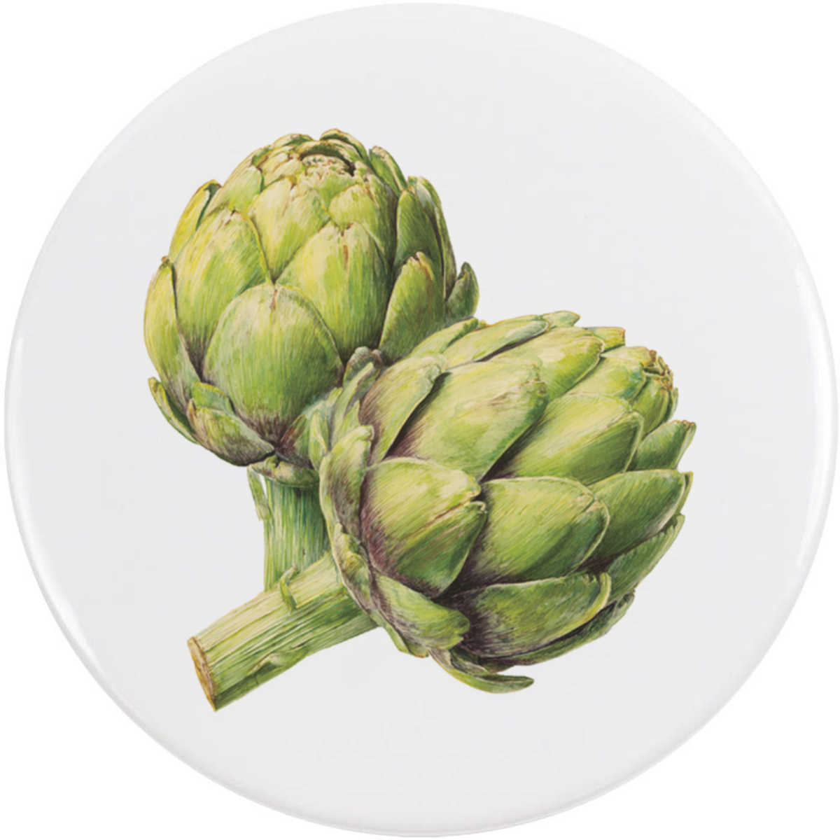 'Two Artichokes ' Button Badge - 58mm - Pin Back / Lapel Badge for Clothes, Bags, Accessories and Gifts (BB00168579)