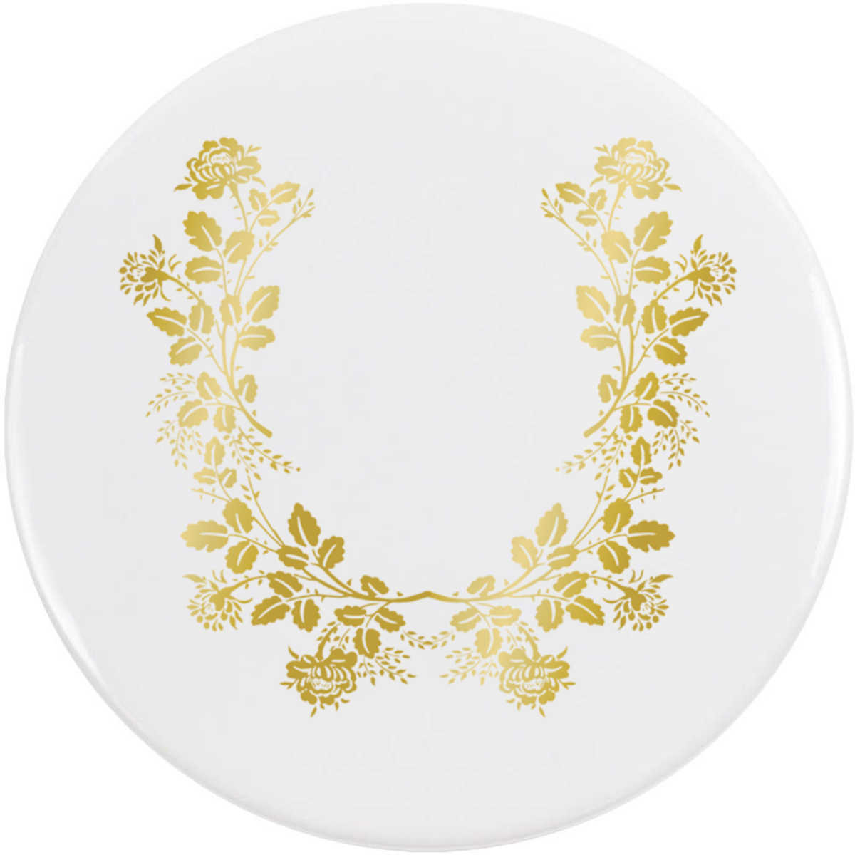 'Floral Garland' Button Badge - 58mm - Pin Back / Lapel Badge for Clothes, Bags, Accessories and Gifts (BB00169803)