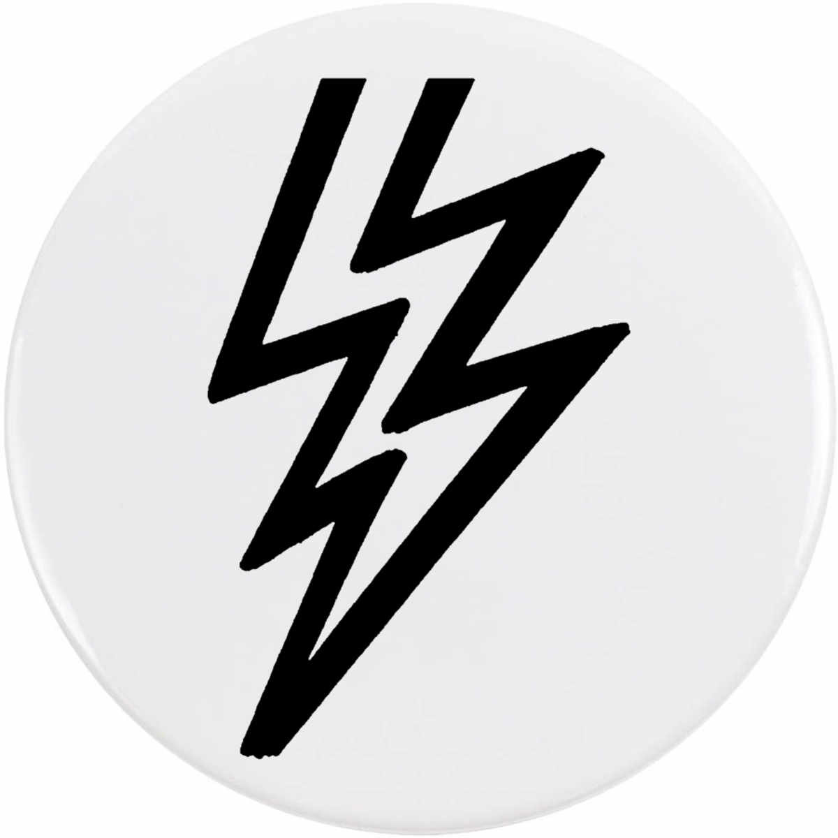 'Lightning Bolt' Button Pin Badges (BB001696)