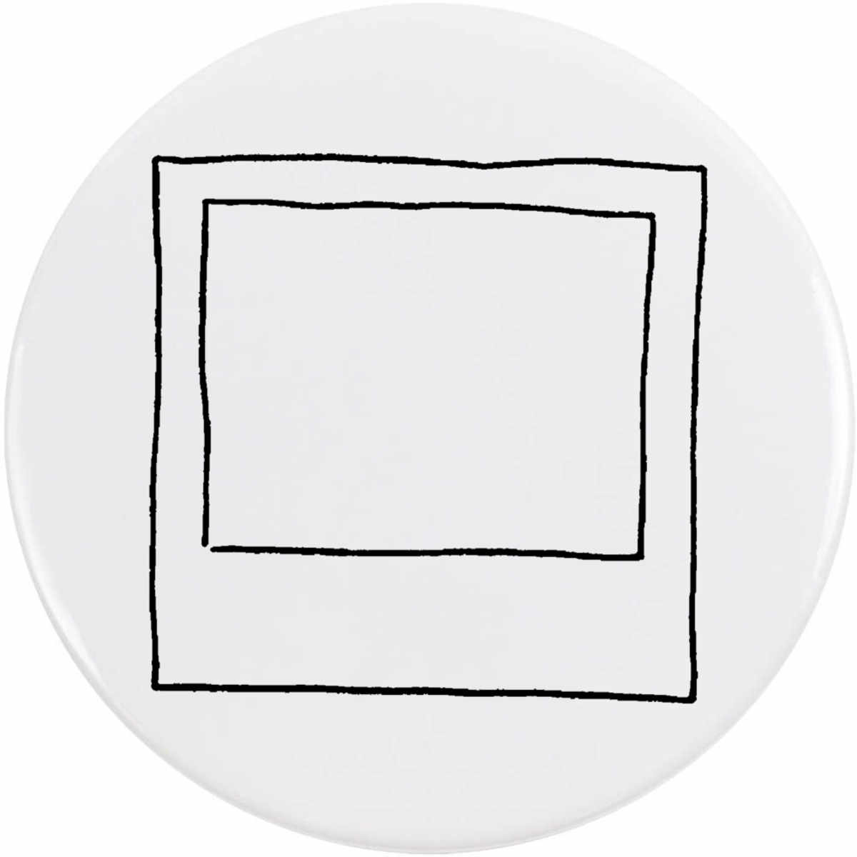 'Empty Photograph' Button Pin Badges (BB002881)