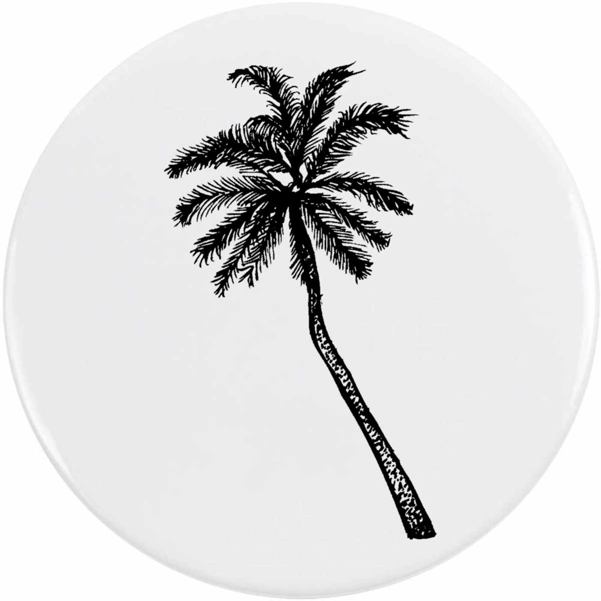 'Palm Tree' Button Pin Badges (BB006686)