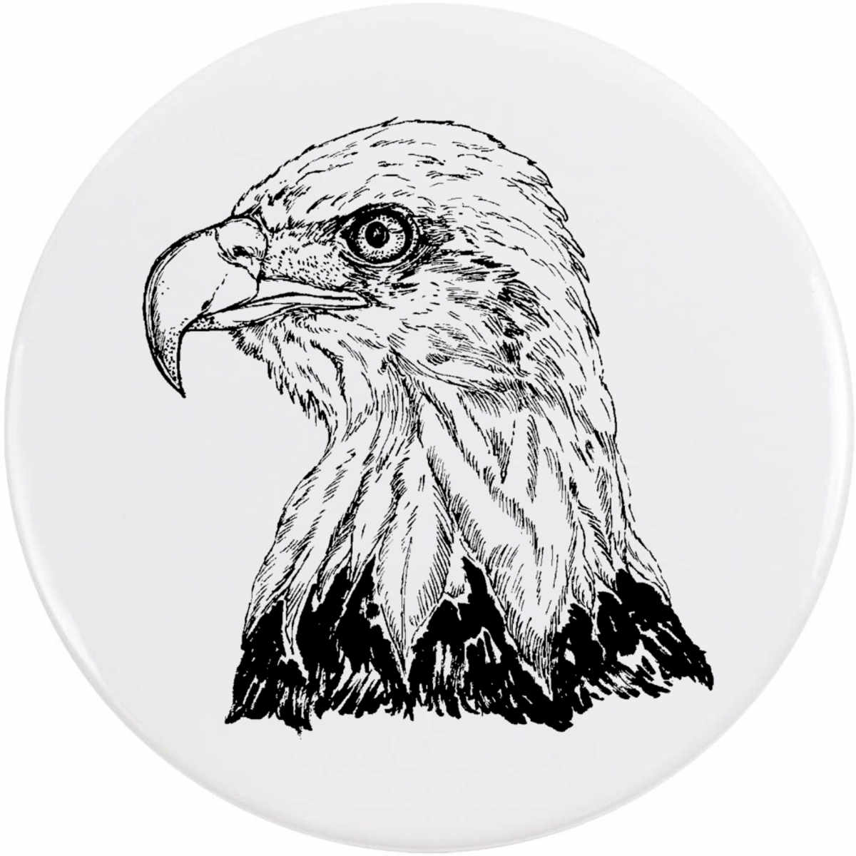 'Bald Eagle' Button Pin Badges (BB011563)
