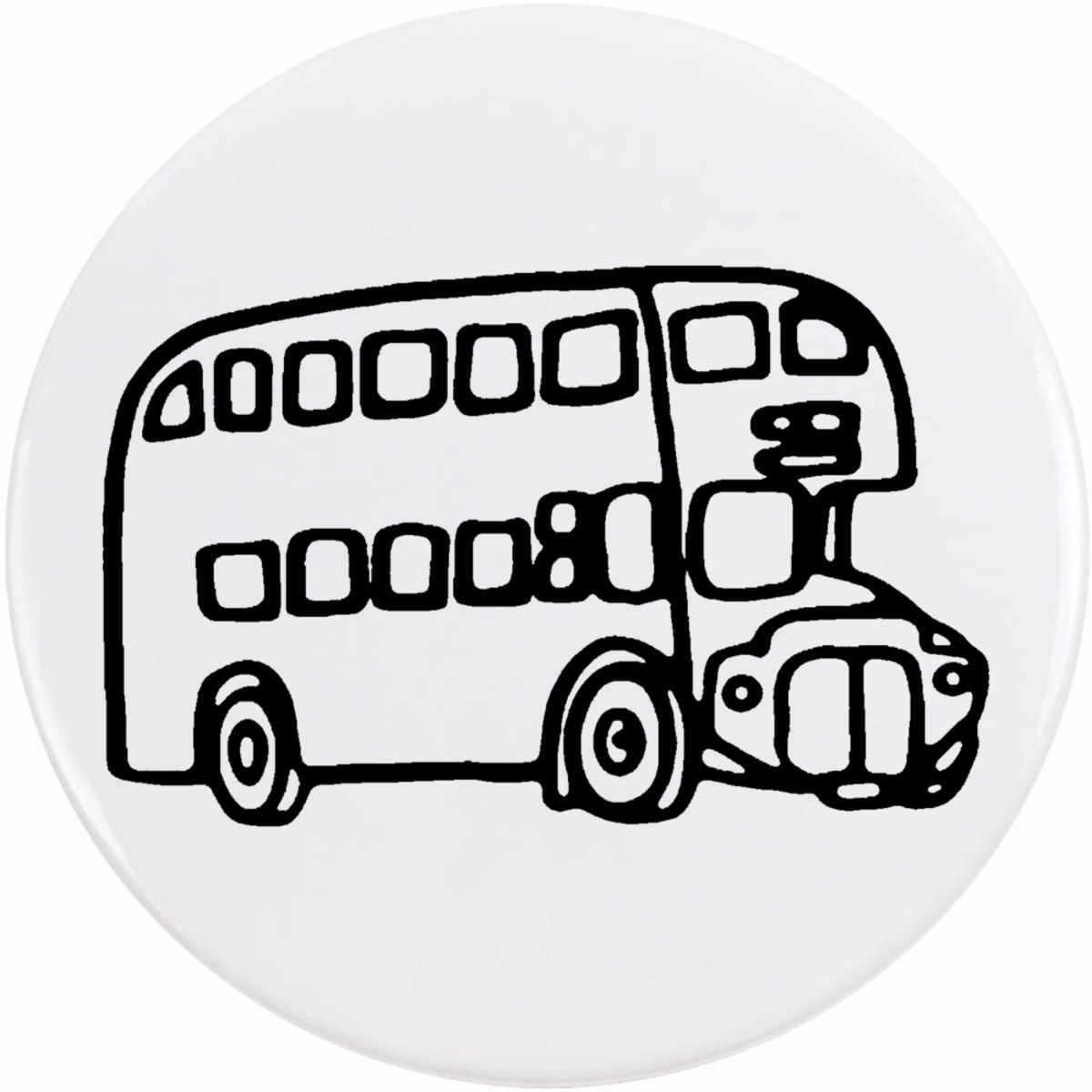 'London Bus' Button Pin Badges (BB018388)