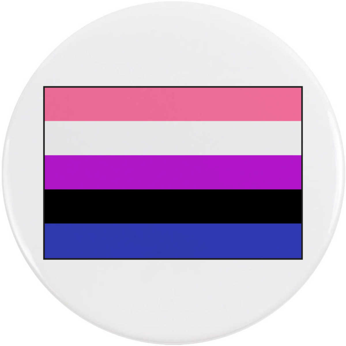 'Genderfluid Pride Flag' Button Pin Badges (BB023549)