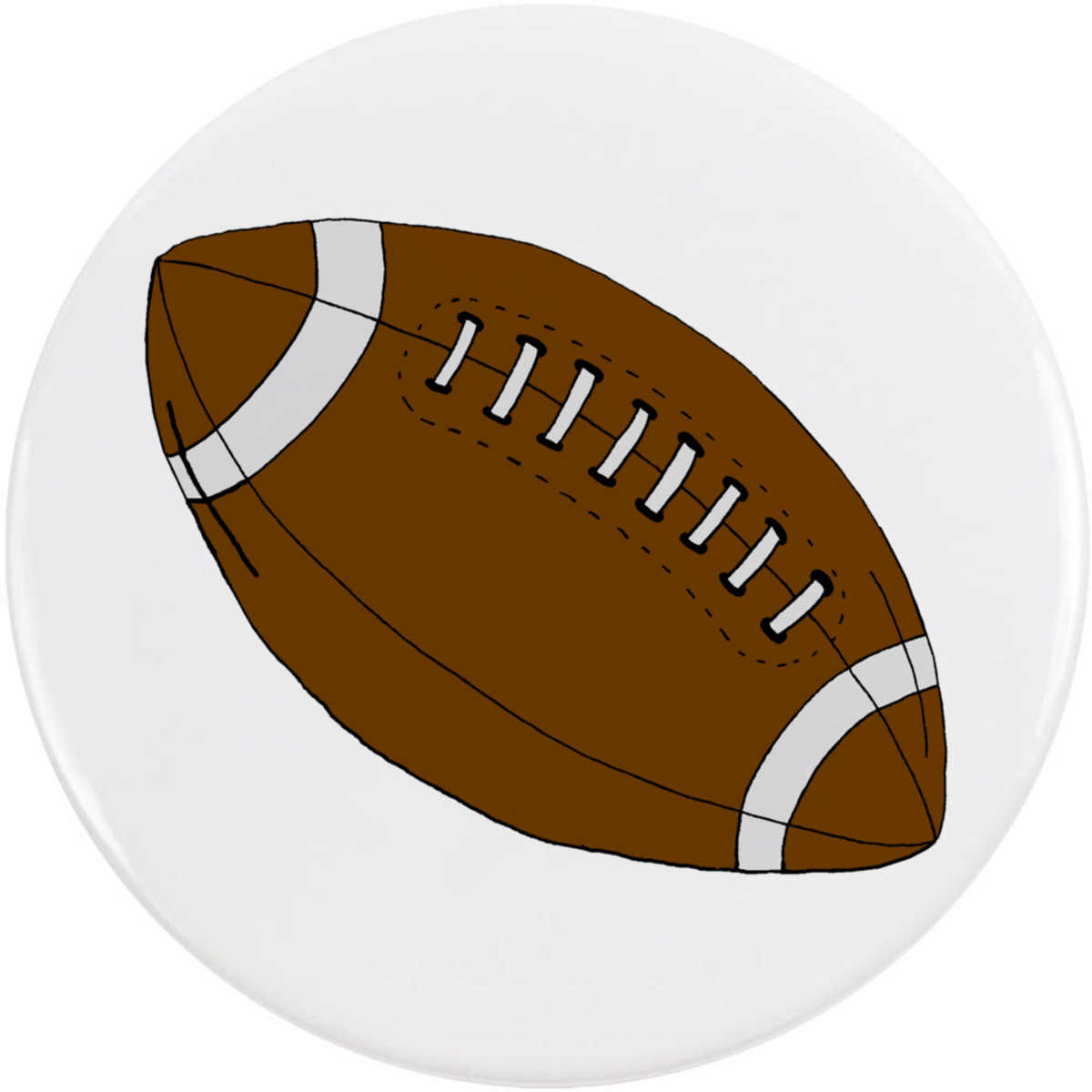 'Rugby Ball' Button Pin Badges (BB024620)