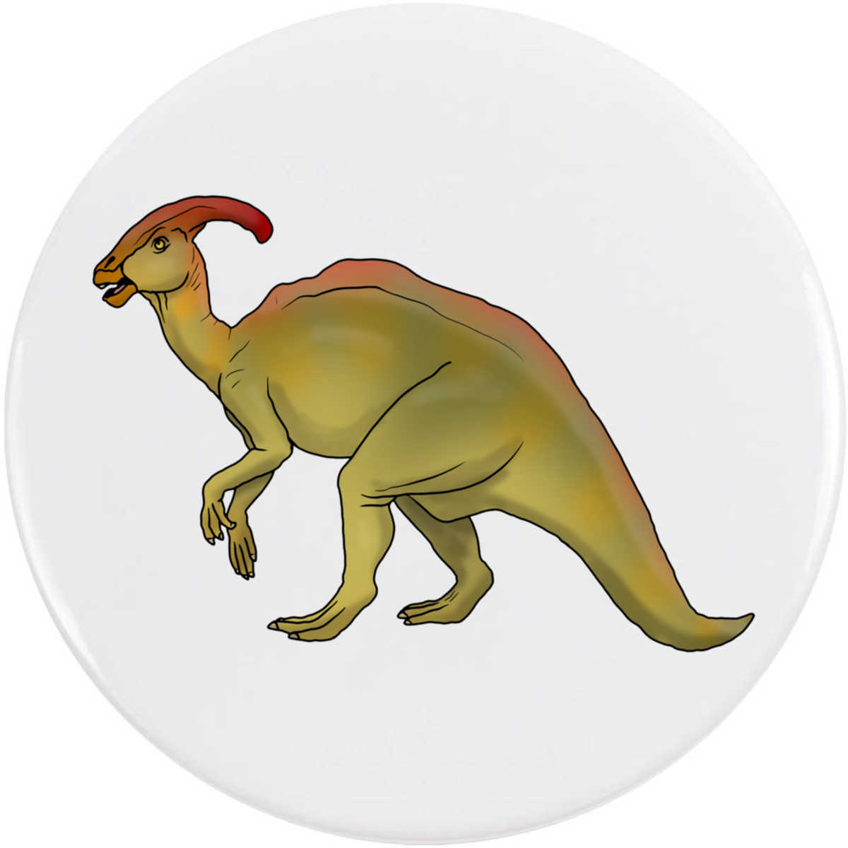 'Parasaurolophus' Button Pin Badges (BB035462)