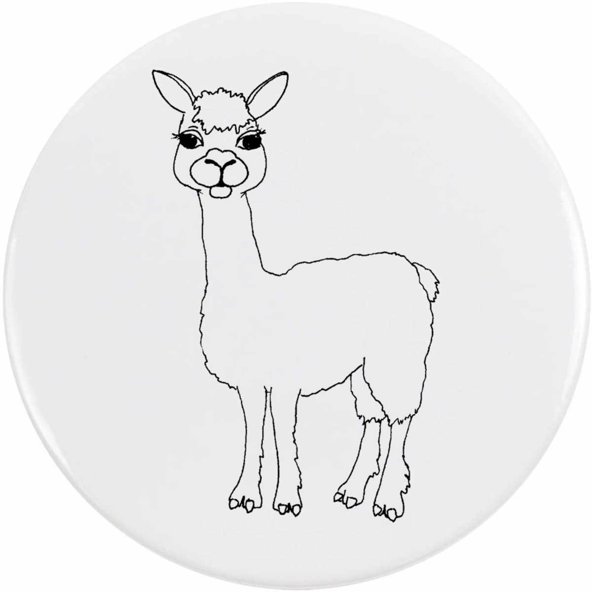 'Llama' Button Pin Badges (BB035636)