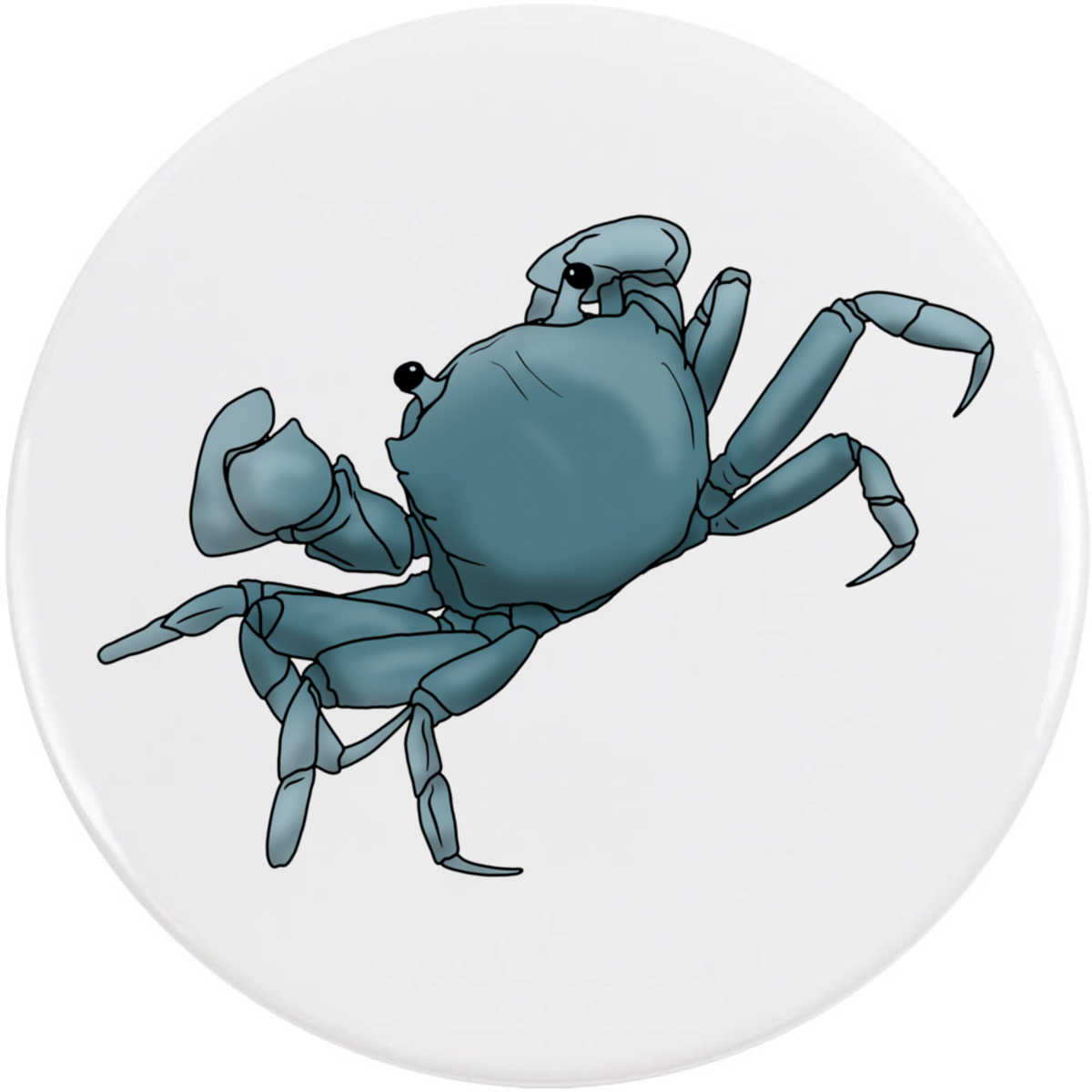 'Blue Crab' Button Pin Badges (BB035843)