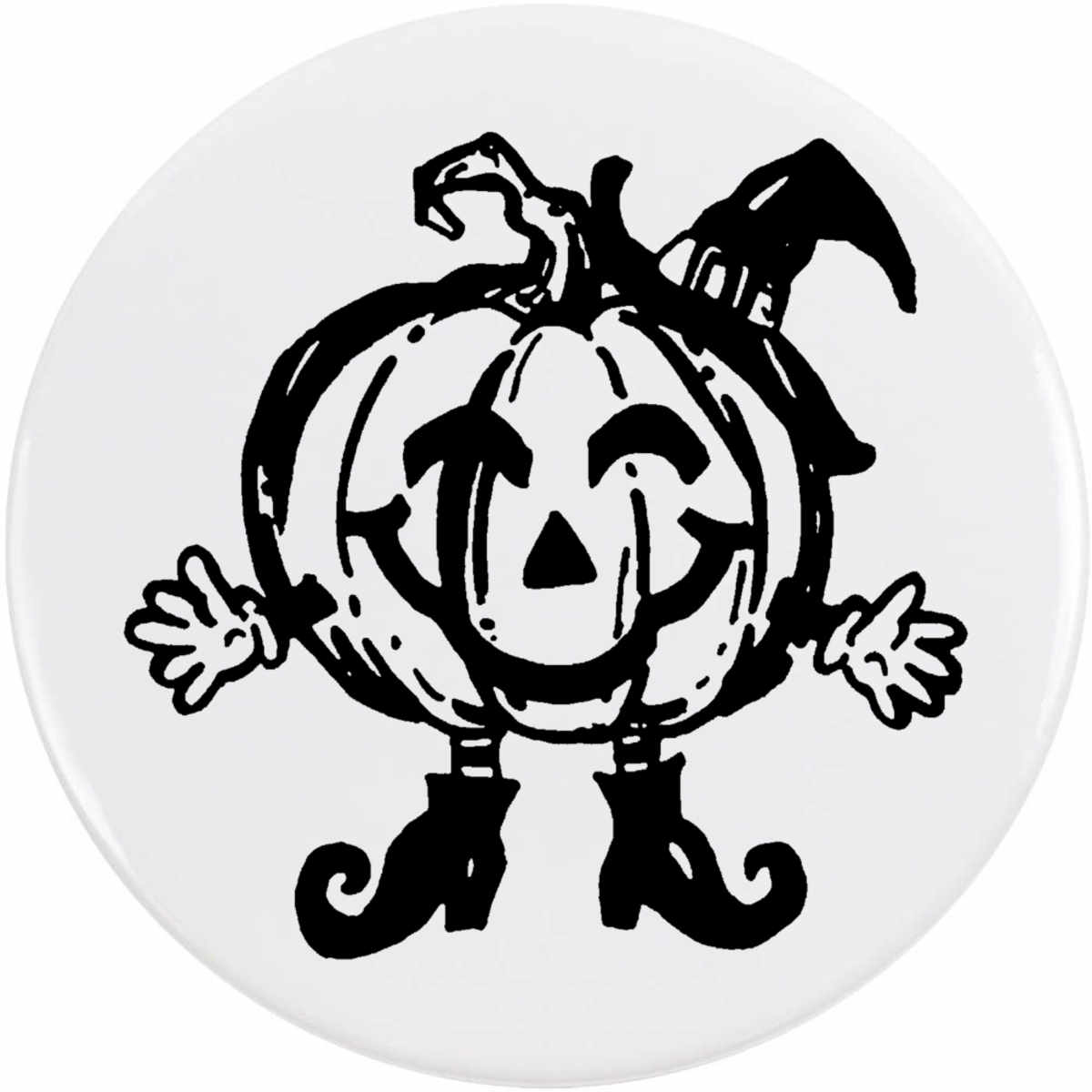 'Halloween Pumpkin' Button Pin Badges (BB036460)