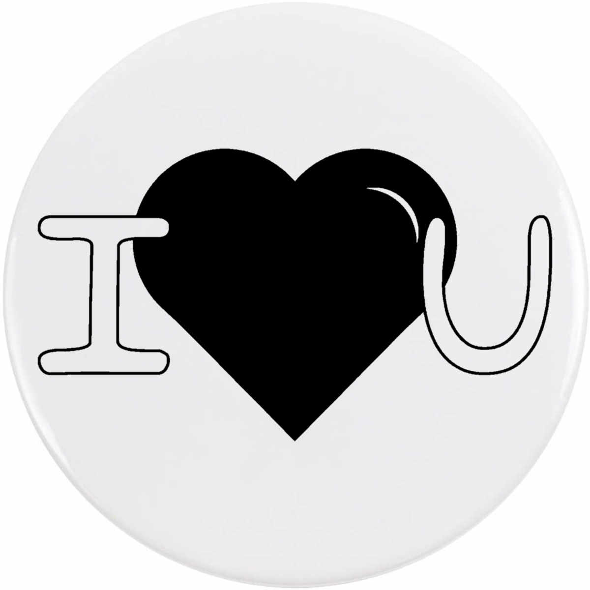 'I Love You' Button Pin Badges (BB039568)