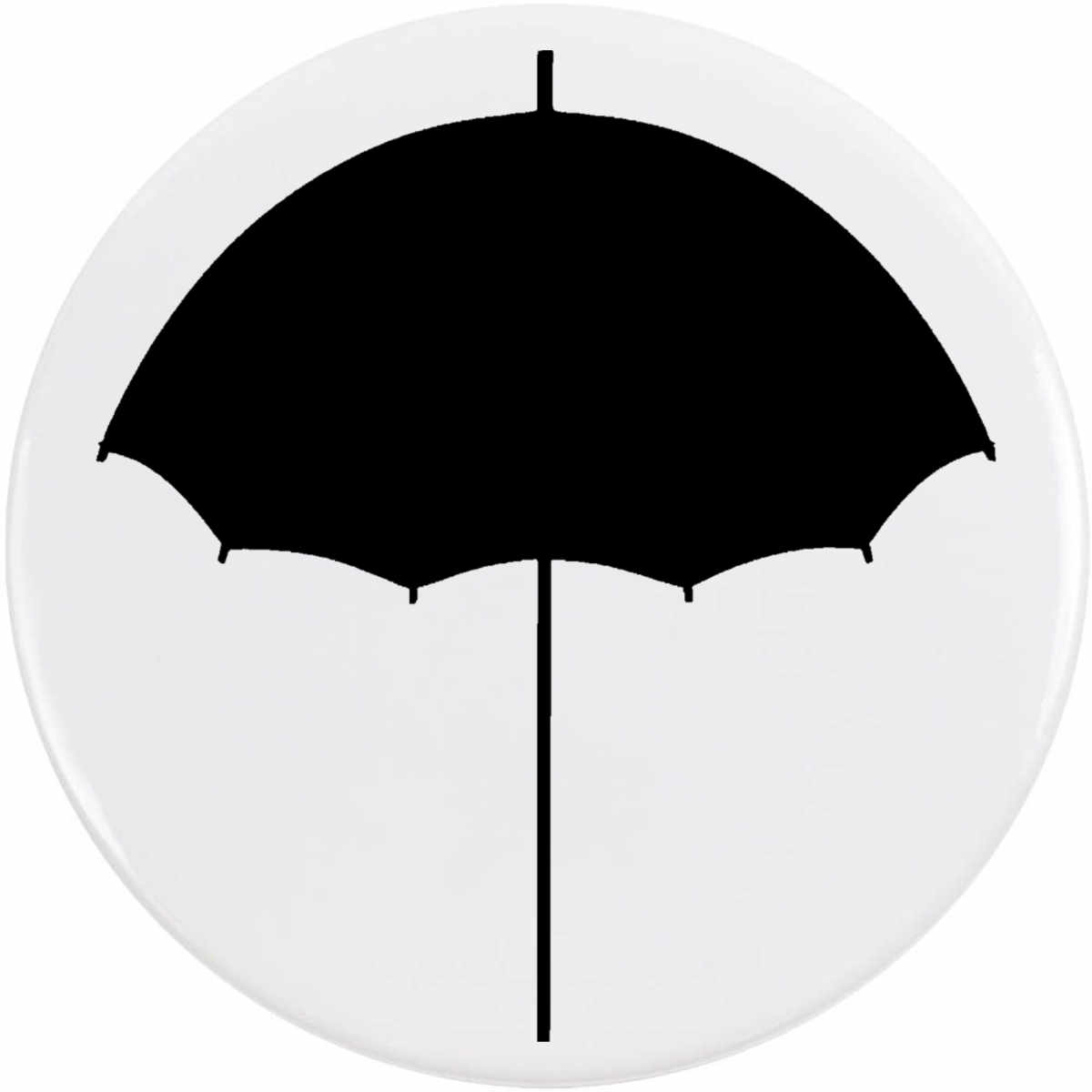 'Umbrella' Button / Lapel Badges - Pin Back Badges for Clothes, Bags, Accessories and Gifts (BB044596)